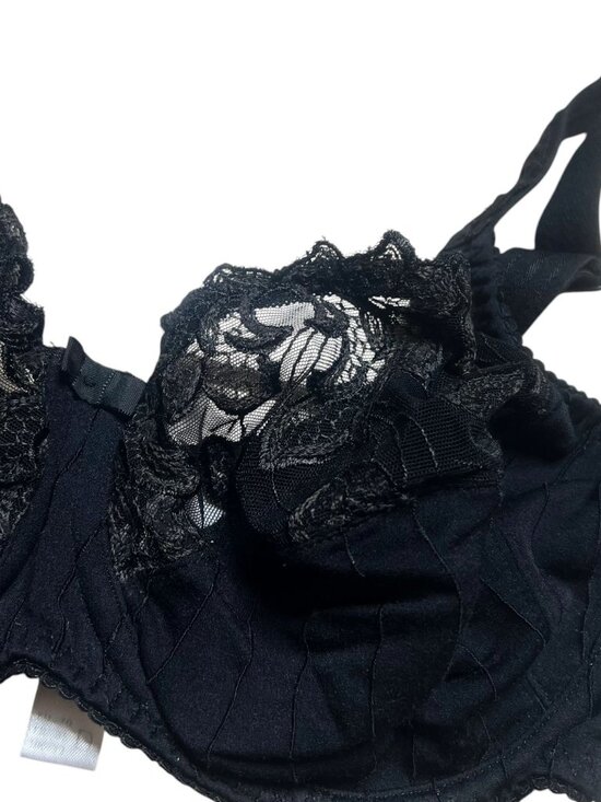 Prima Donna Primadonna Bra Womens Size 32D Black Deauville Lace Full Cup - Picture 3 of 5